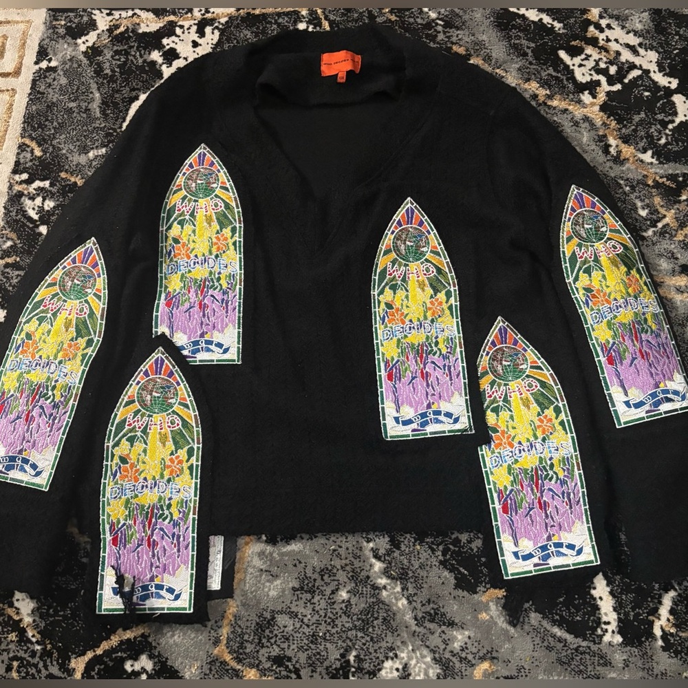 WHO DECIDES WAR SWEATER